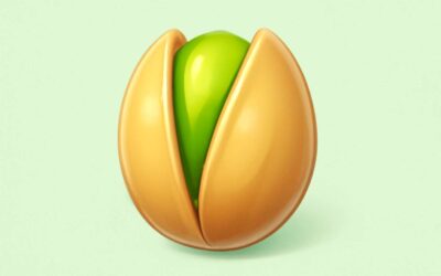 Emoji trend: pistachio nut emoji brings green vibes to every message.