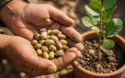10 Pistachio Nut Tree Seeds for Planting, Harvest Homegrown Nuts