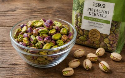 Buy Tesco pistachio nut kernels for fresh snacking.